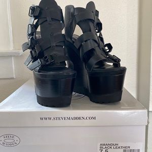 Steve Madden platform wedges